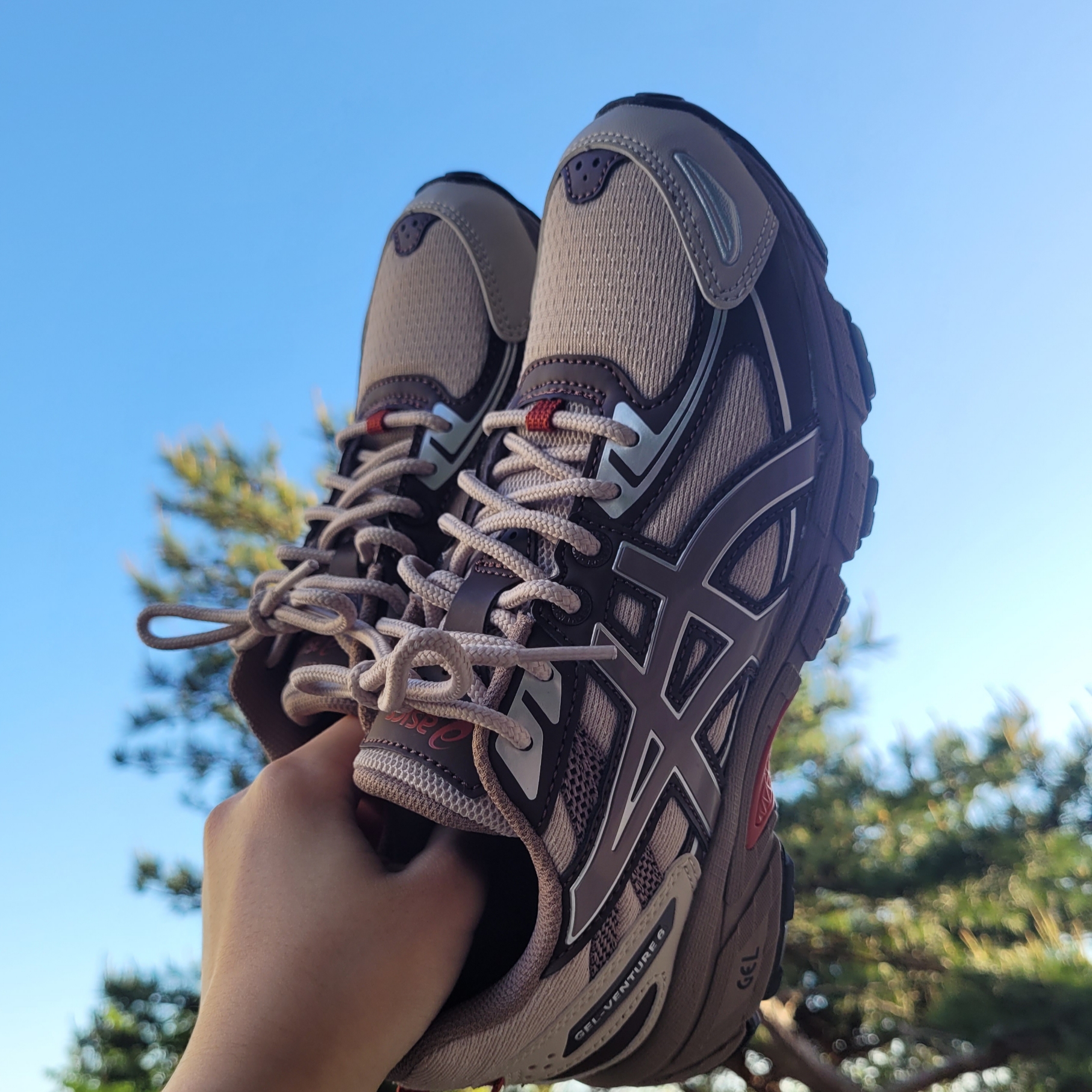 (W) Asics Gel-Venture 6 Simply Taupe 착용 스타일
