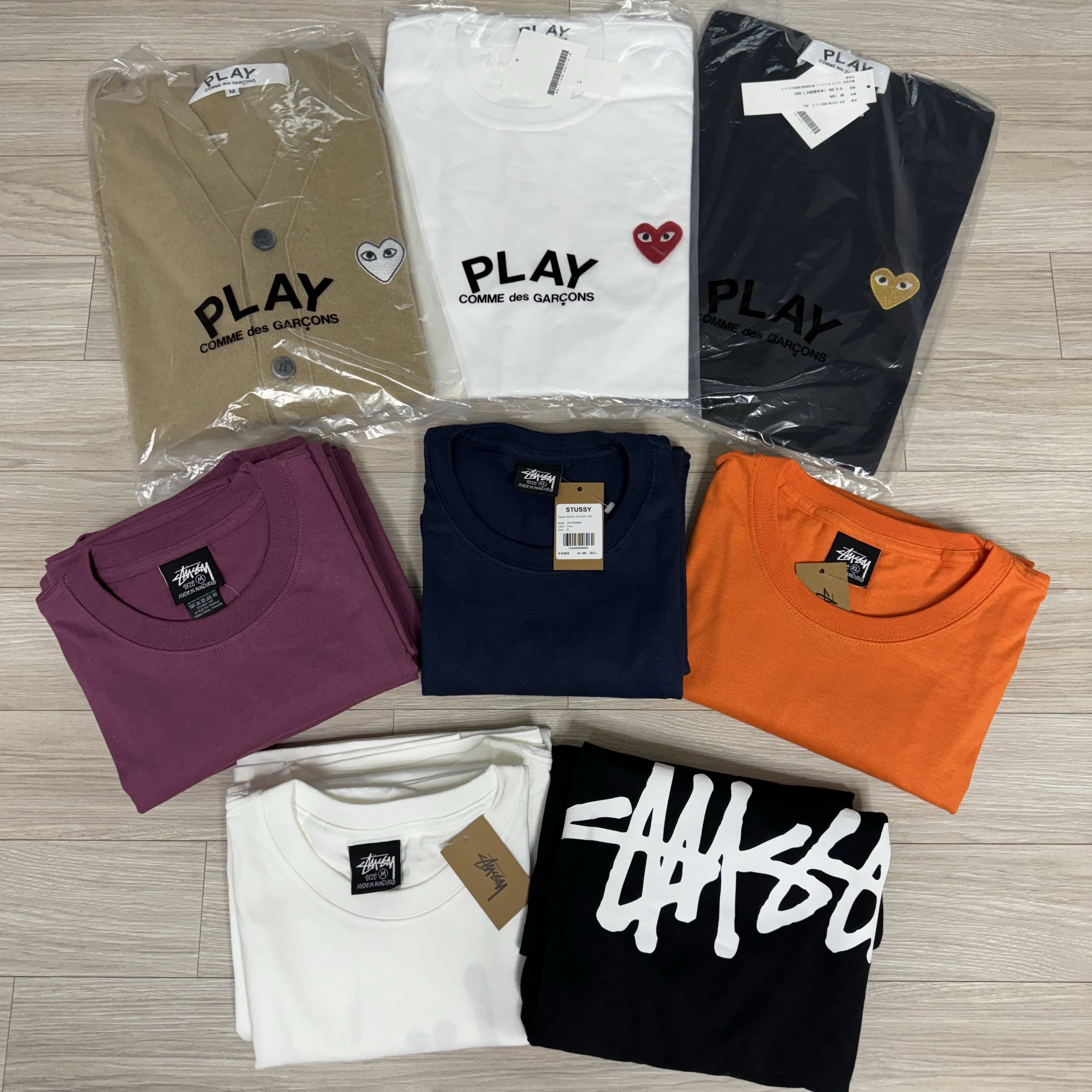 Stussy Basic Stussy T-Shirt White 2024, 2025, Stussy Basic Stussy T-Shirt Berry 2024 착용 스타일