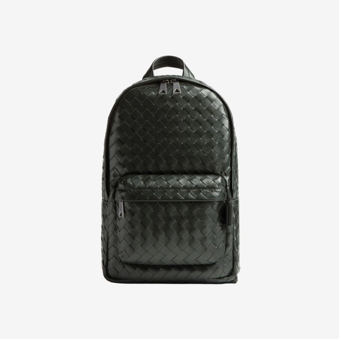 Bottega Veneta Small Intrecciato Backpack Dark Green 상세 이미지 1