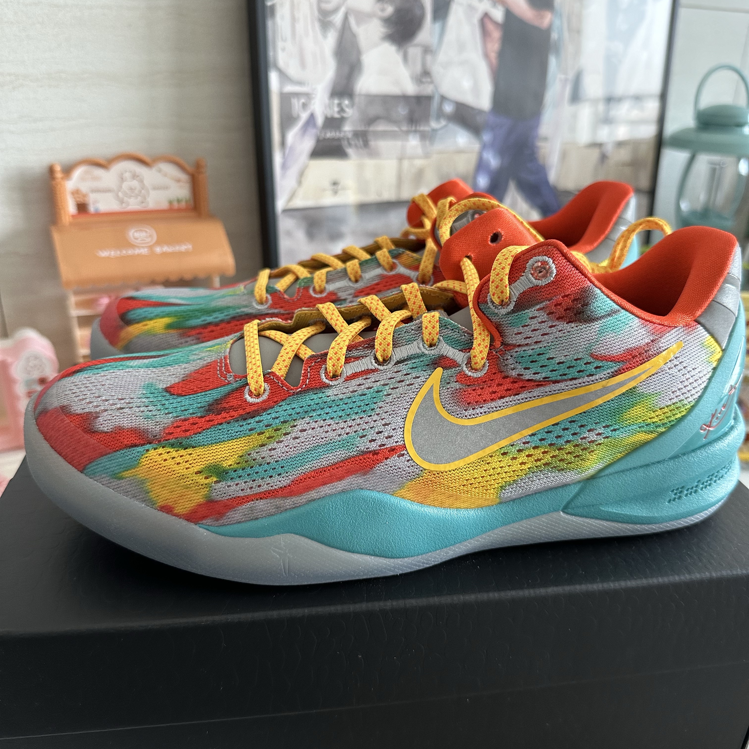 (GS) Nike Kobe 8 Protro Venice Beach, Nike Kobe 8 Protro Venice Beach 착용 스타일 - 1