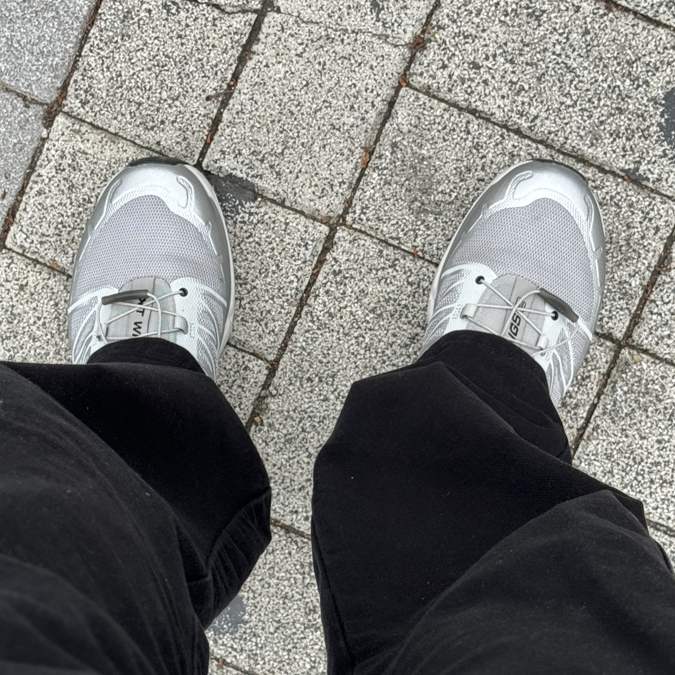 Salomon XT-Wings 2 Lunar Rock Gray 착용 스타일