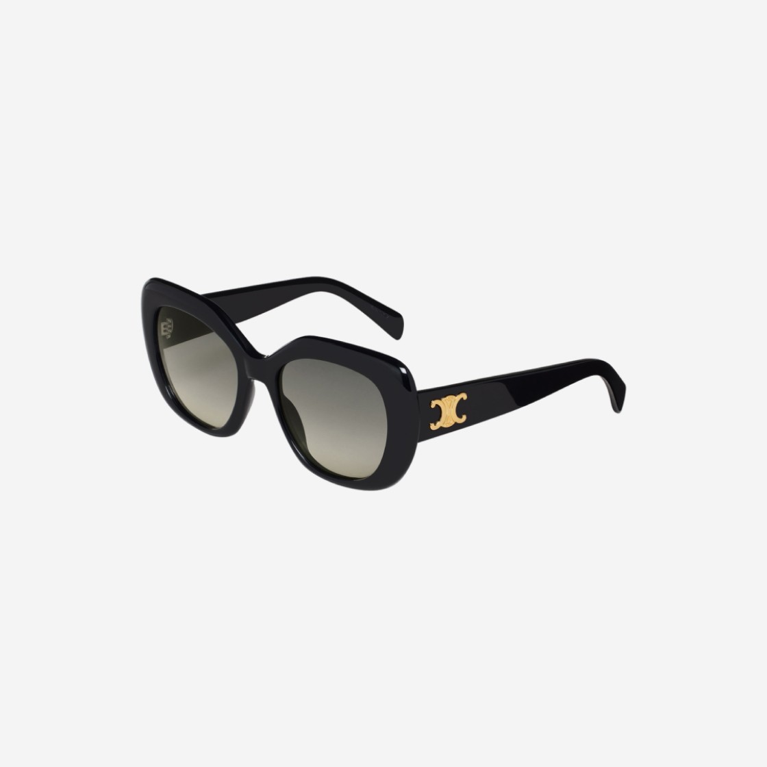 (W) Celine Triomphe 06 Sunglasses in Acetate Black 상세 이미지 2