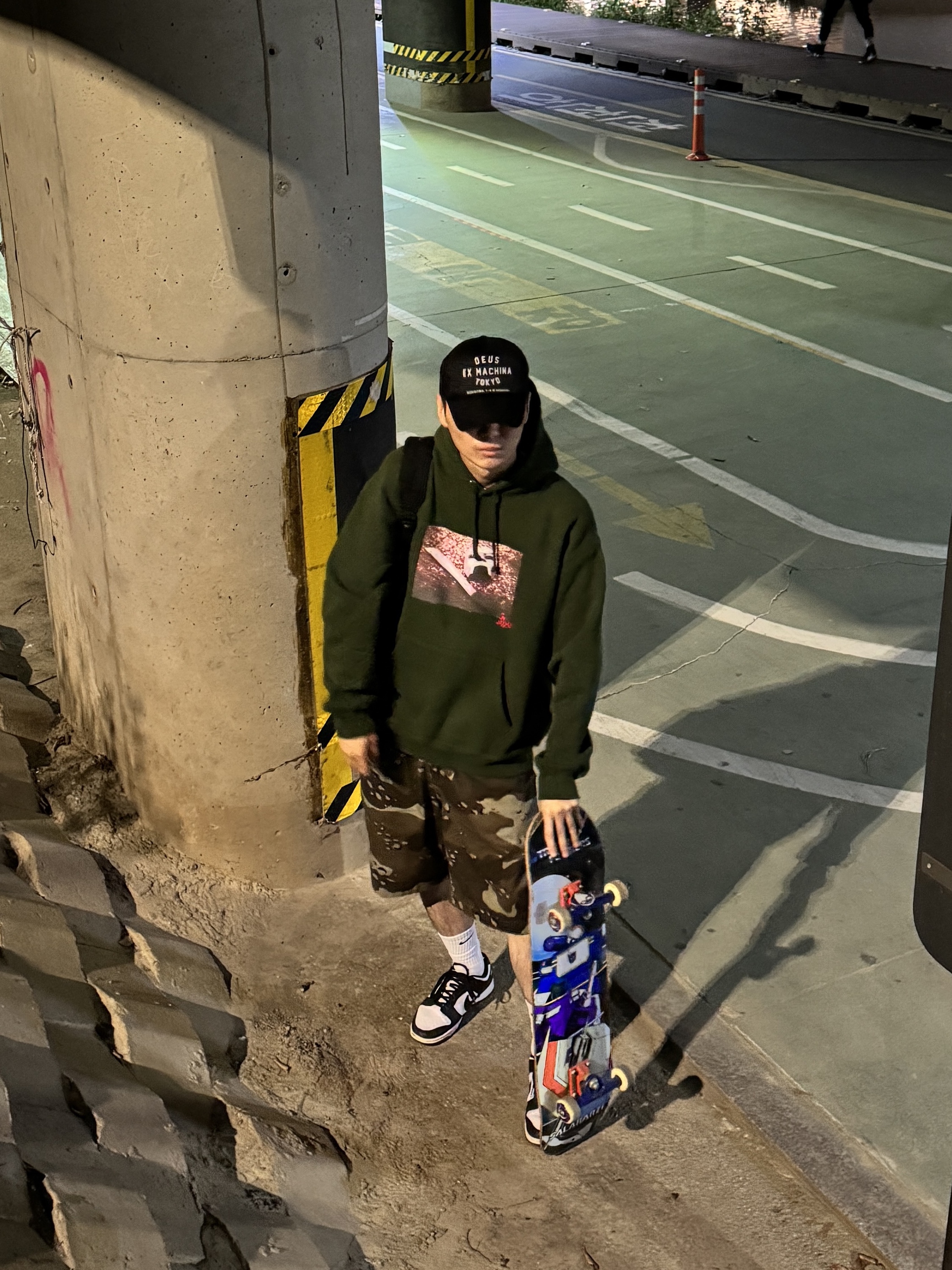 Supreme x MF Doom Hooded Sweatshirt Dark Olive - 23FW 착용 스타일