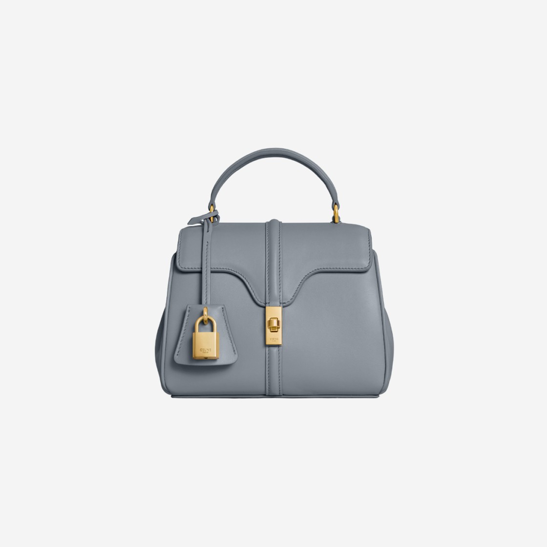 Celine Mini 16 in Satinated Calfskin Blue Grey 상세 이미지 1