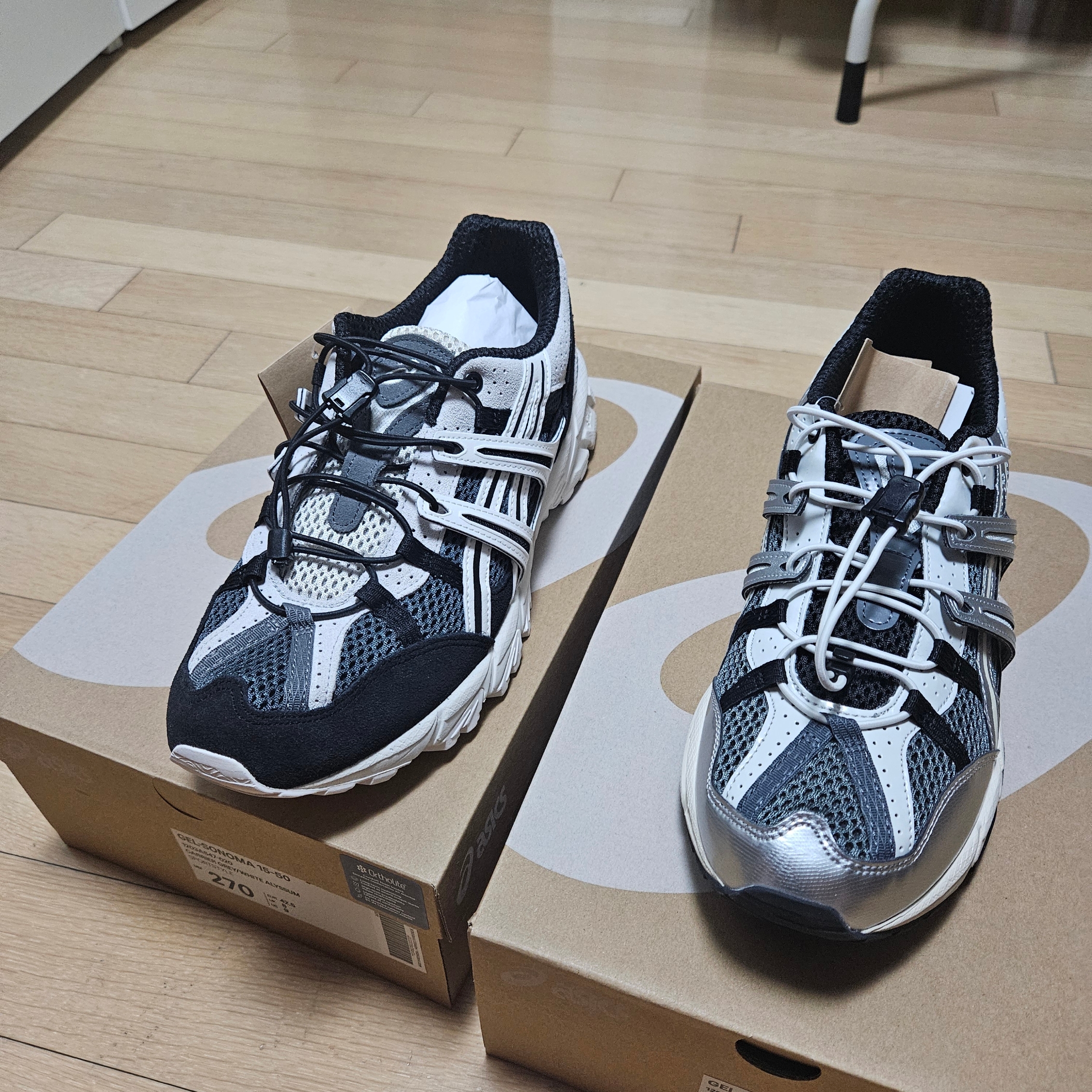 Asics Unlimited Gel-Sonoma 15-50 Steel Grey Pure Silver 착용 스타일 - 3