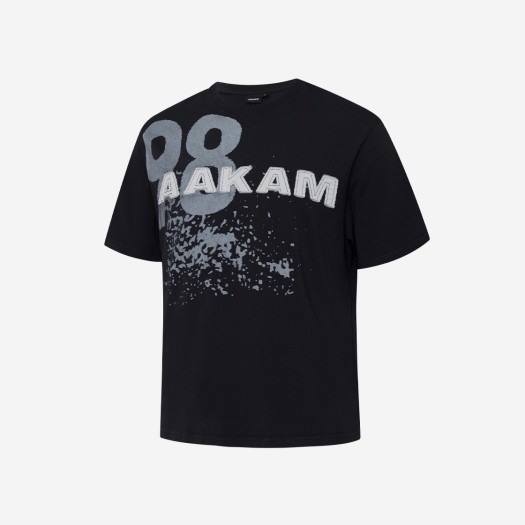 아캄 98 프린티드 하프 티셔츠 네이비
