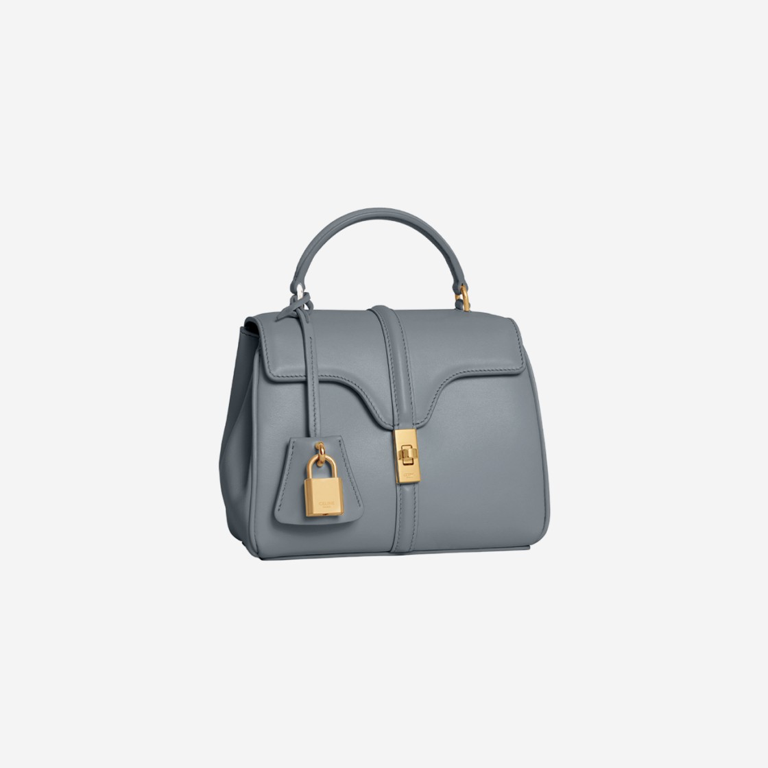 Celine Mini 16 in Satinated Calfskin Blue Grey 상세 이미지 2