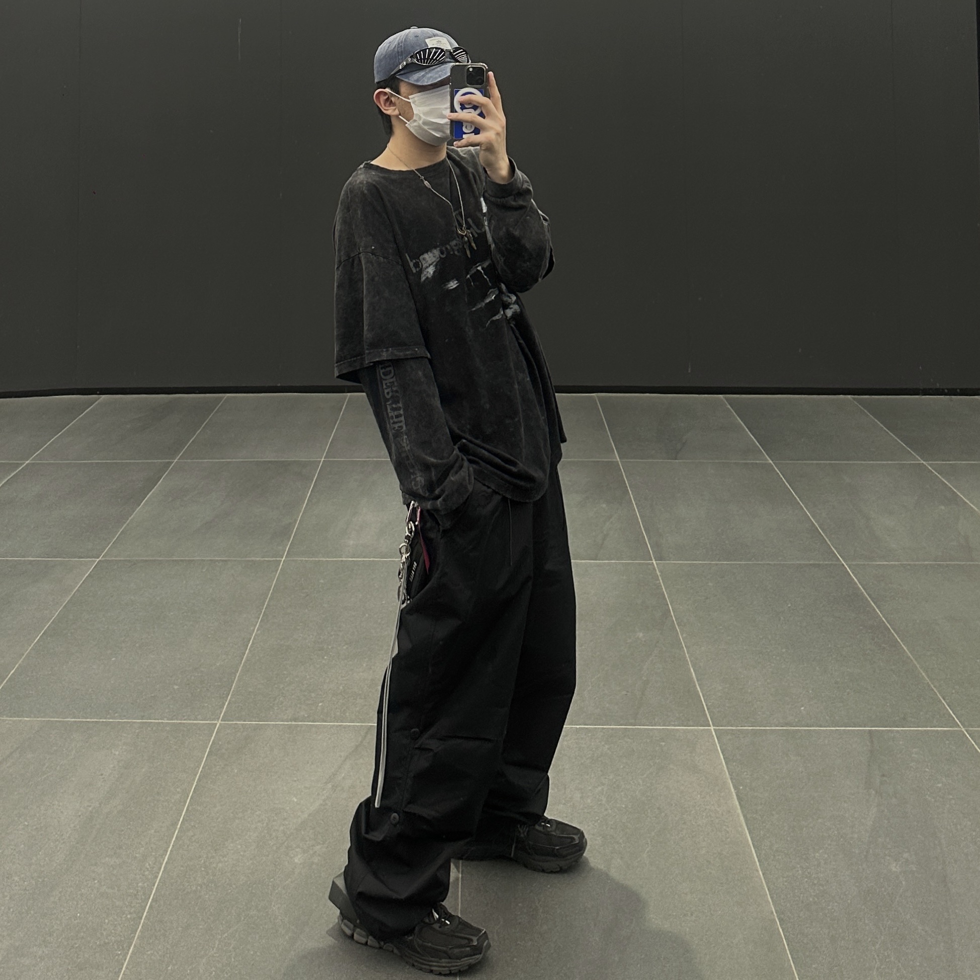 Nike x A-Cold-Wall Zoom Vomero 5 Black 착용 스타일