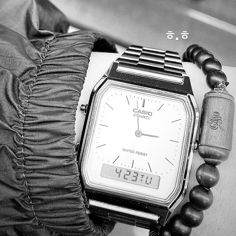 Casio AQ-230A-7AMQY 착용 스타일