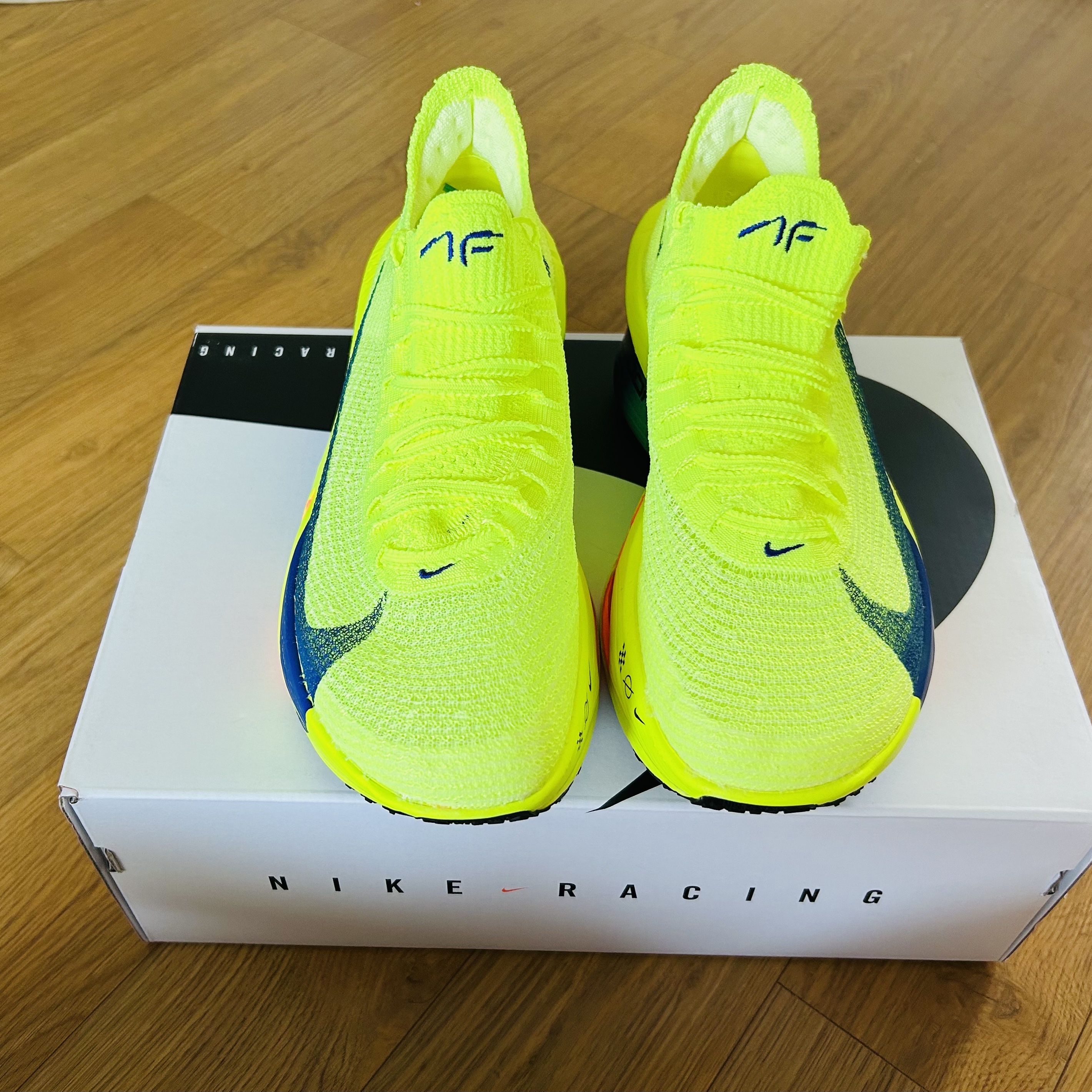 Nike Air Zoom Alphafly Next% 3 Volt 착용 스타일