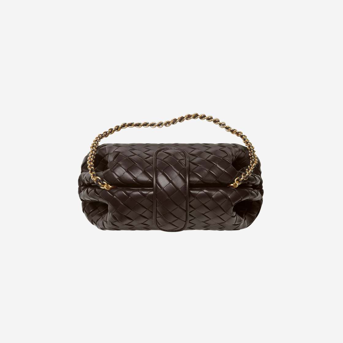 Bottega Veneta Teen Lauren 1980 Clutch with Chain Fondant 상세 이미지 2