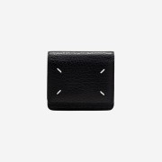 Maison Margiela Small Leather Chain Wallet Black