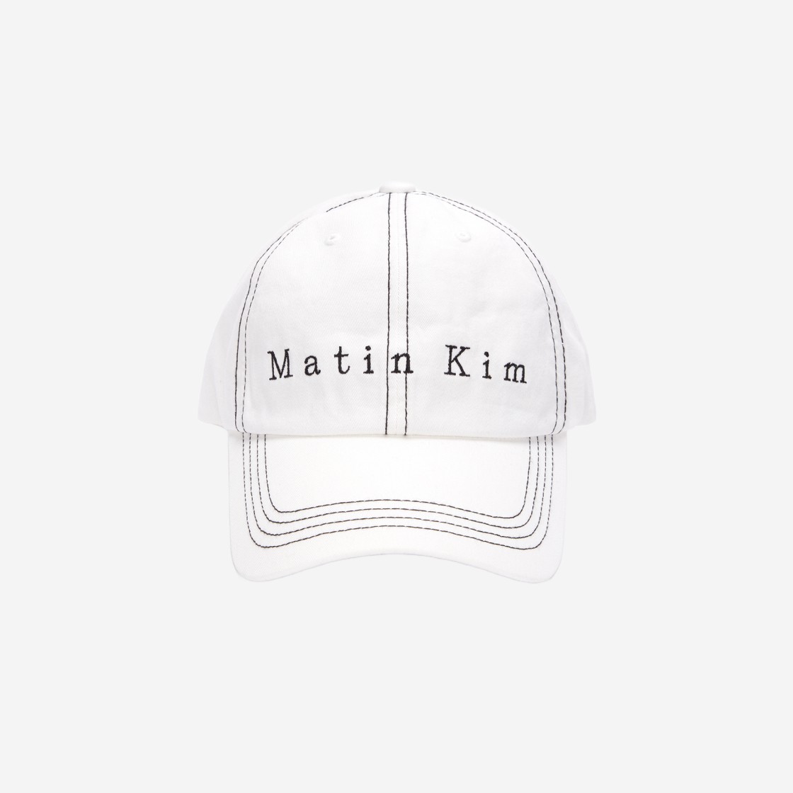 Matin Kim Matin Stitch Ball Cap White 상세 이미지 2