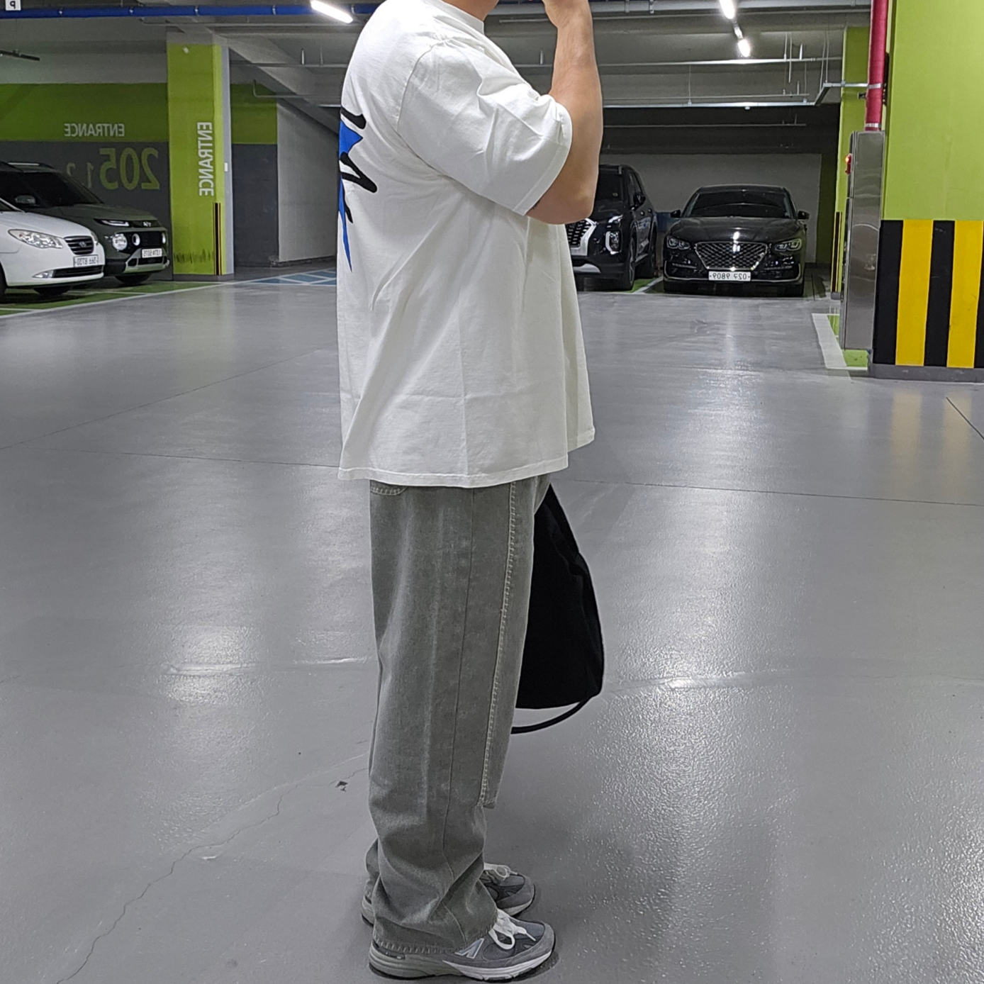 Stussy Star Pigment Dyed T-Shirt Natural, New Balance 993 Made in USA Grey - D Standard 착용 스타일 - 1