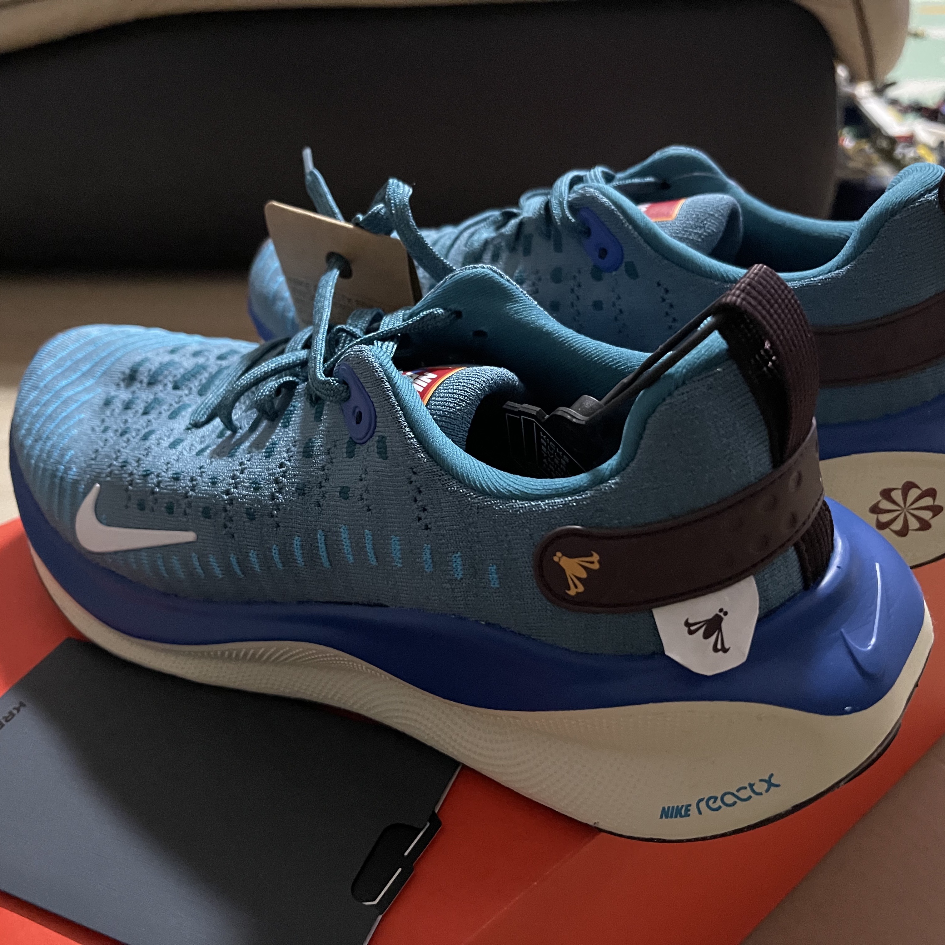 Nike React Infinity Run 4 RPM Noise Aqua White 착용 스타일 - 7