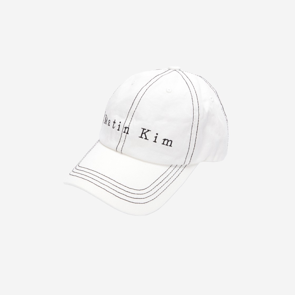 Matin Kim Matin Stitch Ball Cap White 상세 이미지 1