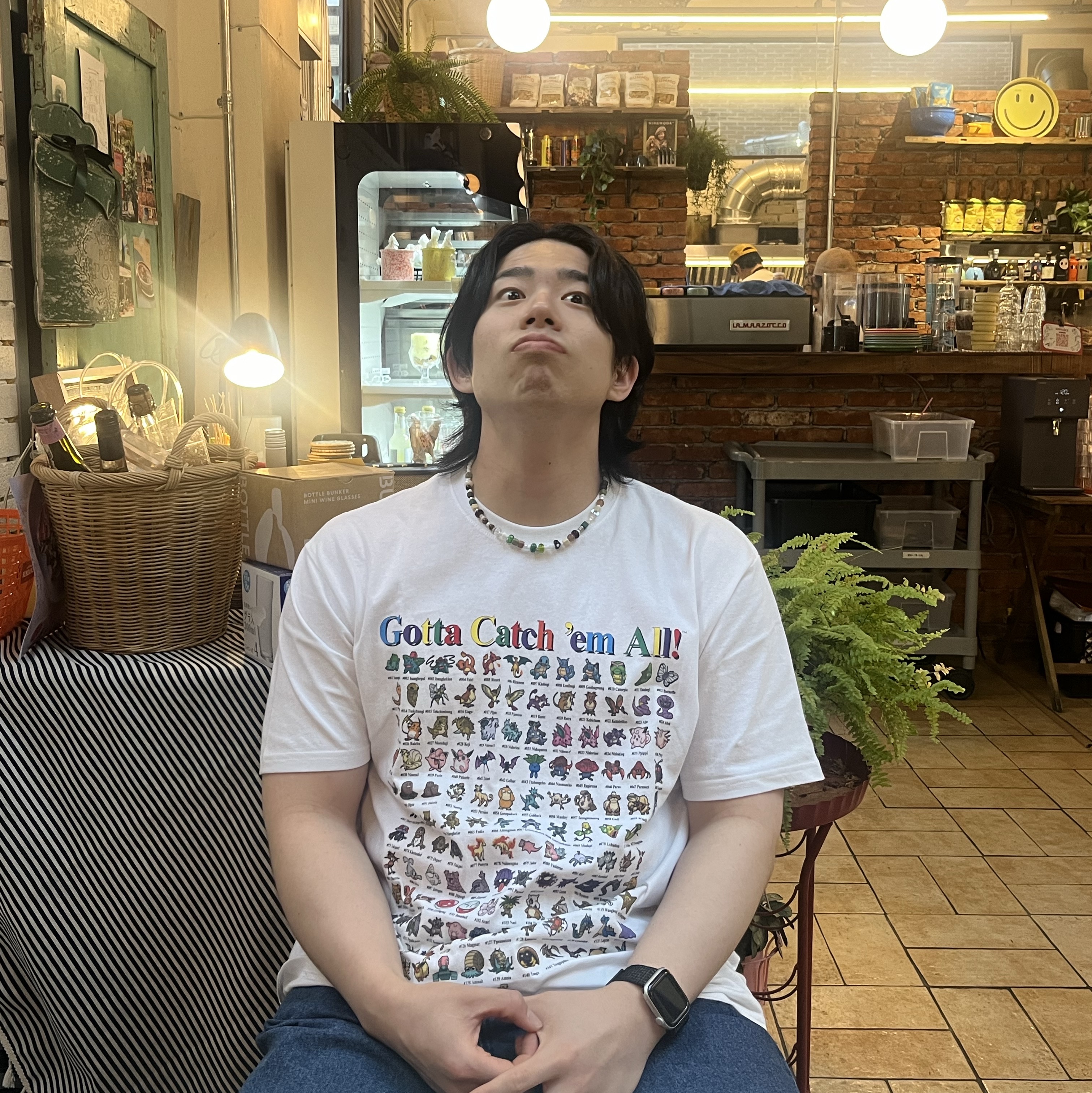 Thisisneverthat x Pokemon 151 T-Shirt White 착용 스타일