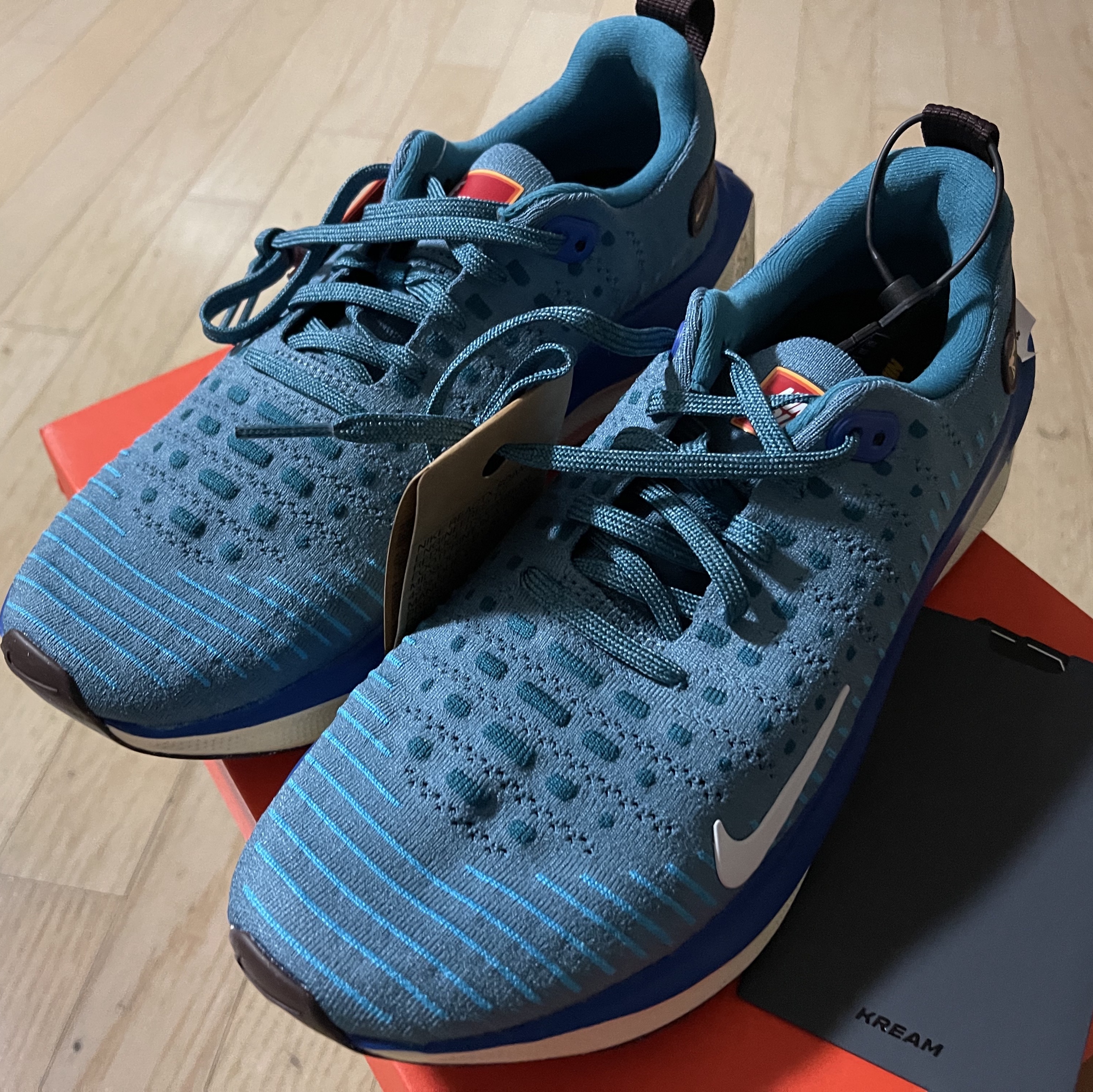 Nike React Infinity Run 4 RPM Noise Aqua White 착용 스타일 - 8