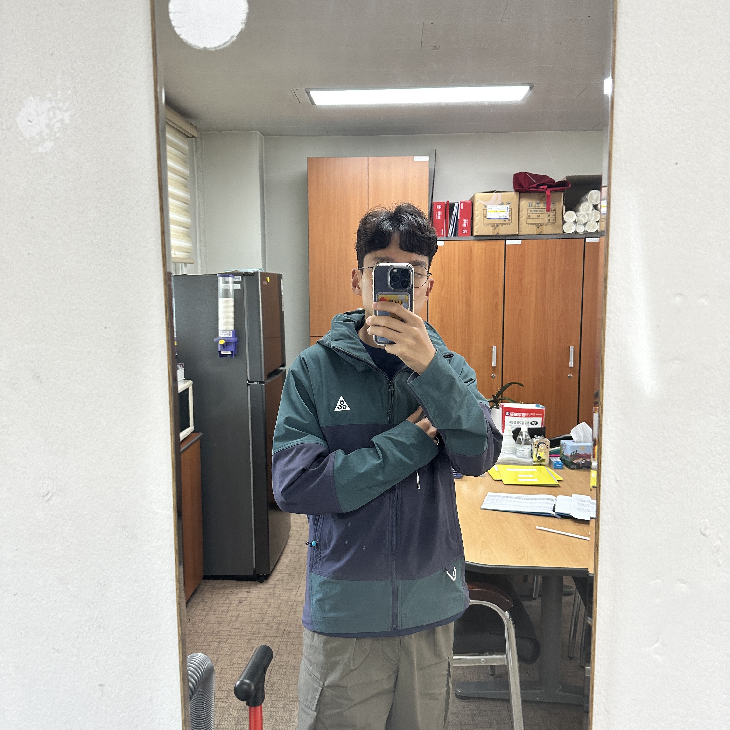 Nike ACG Sun Farer Jacket Faded Spruce - Asia 착용 스타일