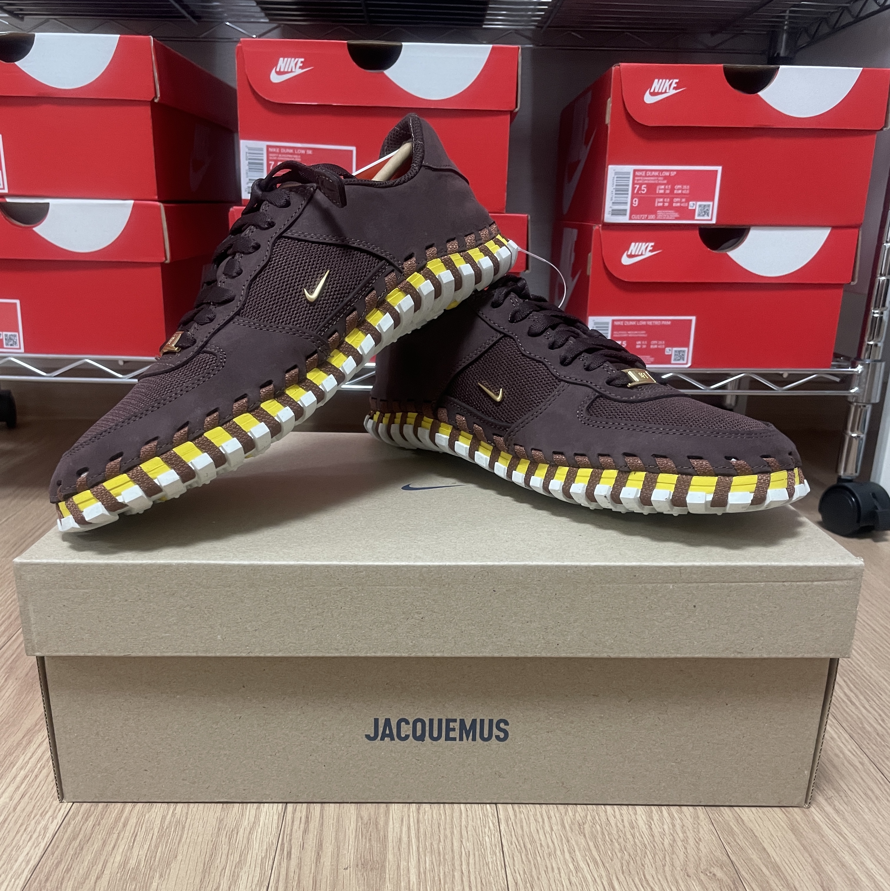 Nike x Jacquemus J Force 1 Low LX SP Earth 착용 스타일