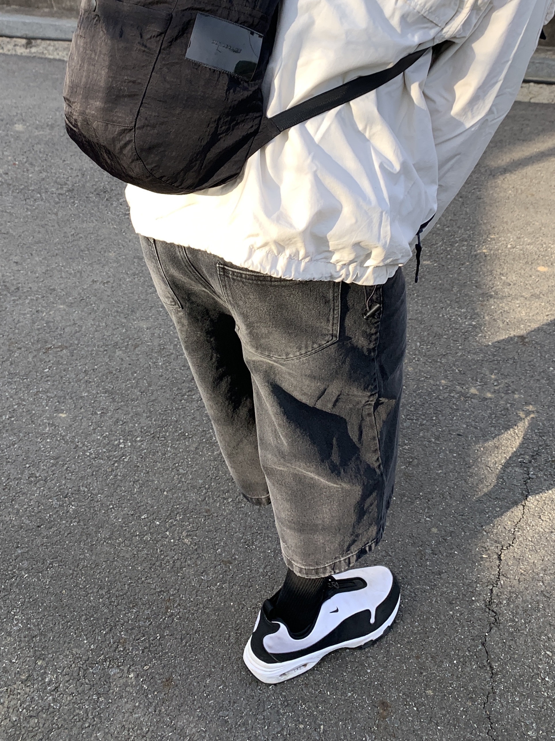 New Era x Fear of God 59FIFTY Corduroy Size Cap Black, Nike x Comme des Garcons Homme Plus Air Max Sunder SP White Black 착용 스타일 - 3