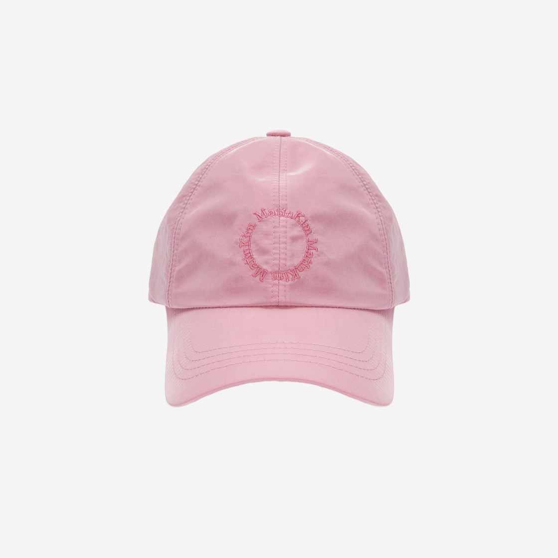 Matin Kim Glossy Crisp Logo Ball Cap Pink 상세 이미지 2