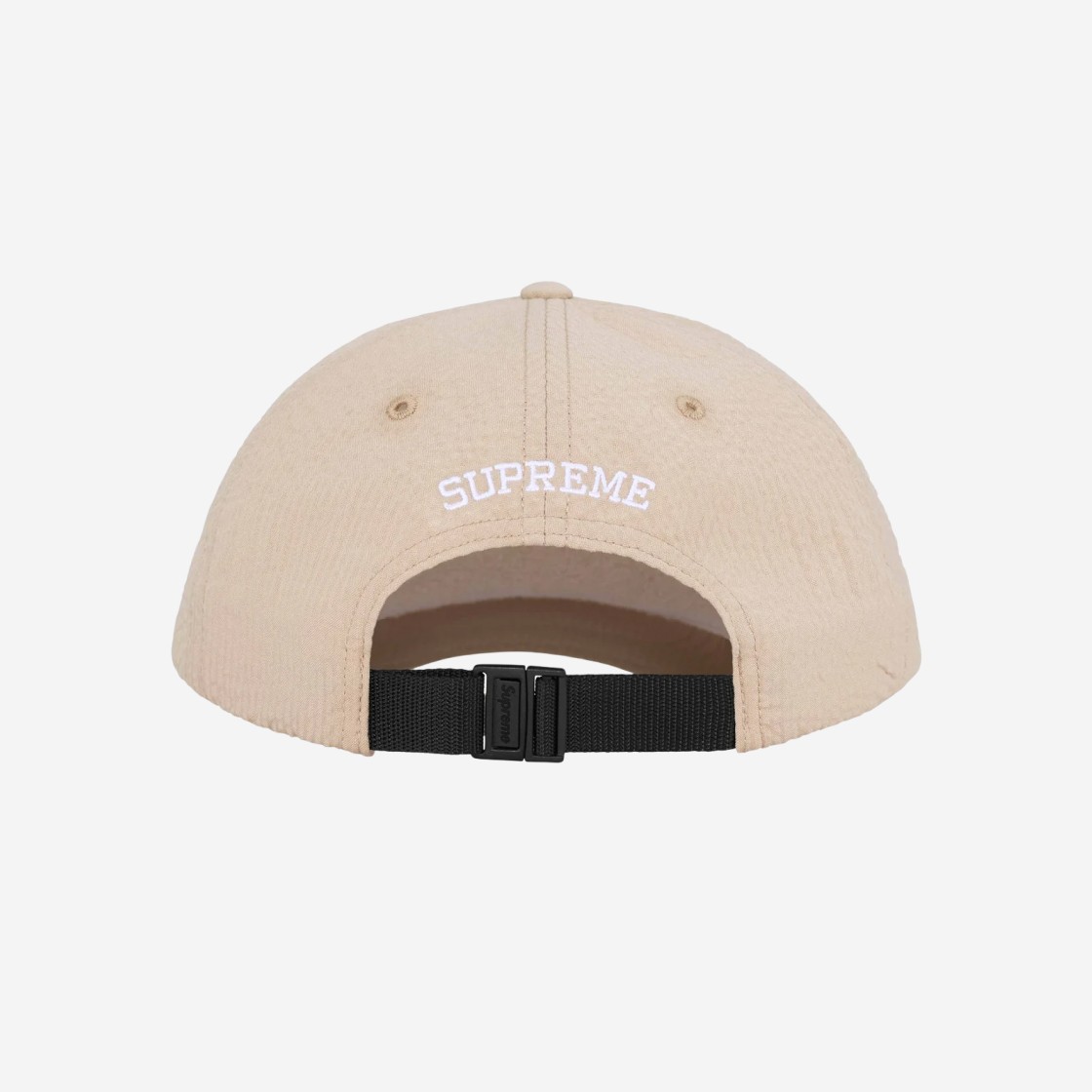 Supreme Seersucker S Logo 6-Panel Tan - 24SS 상세 이미지 2