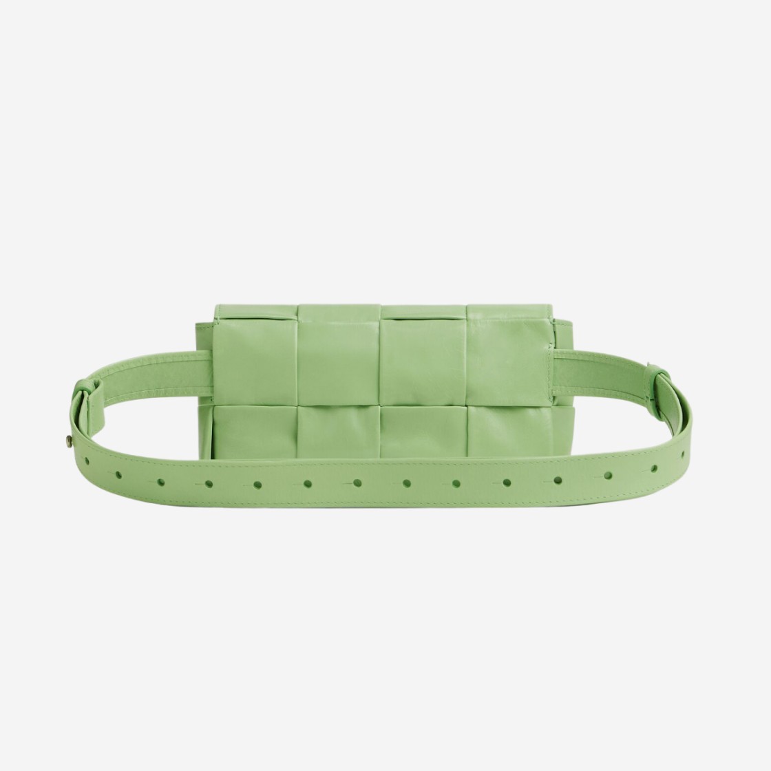 Bottega Veneta Mini Leather Belt Cassette Pistachio 상세 이미지 2