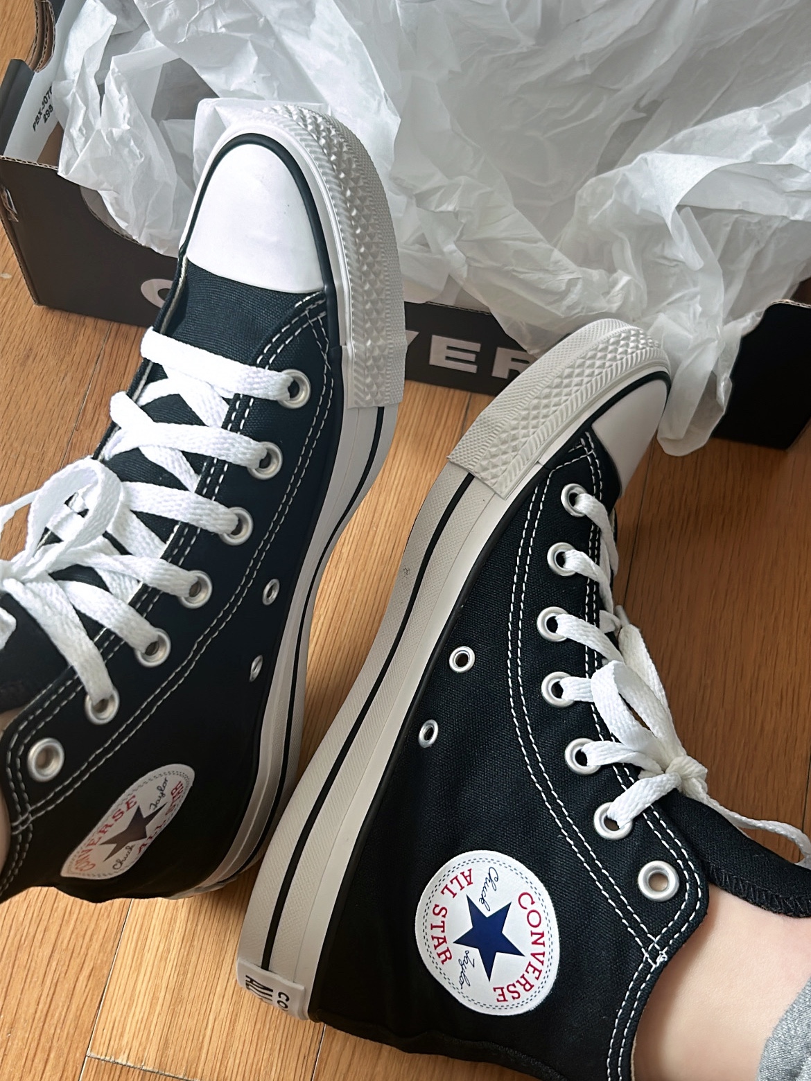 Converse Chuck Taylor All Star Hi Black 착용 스타일