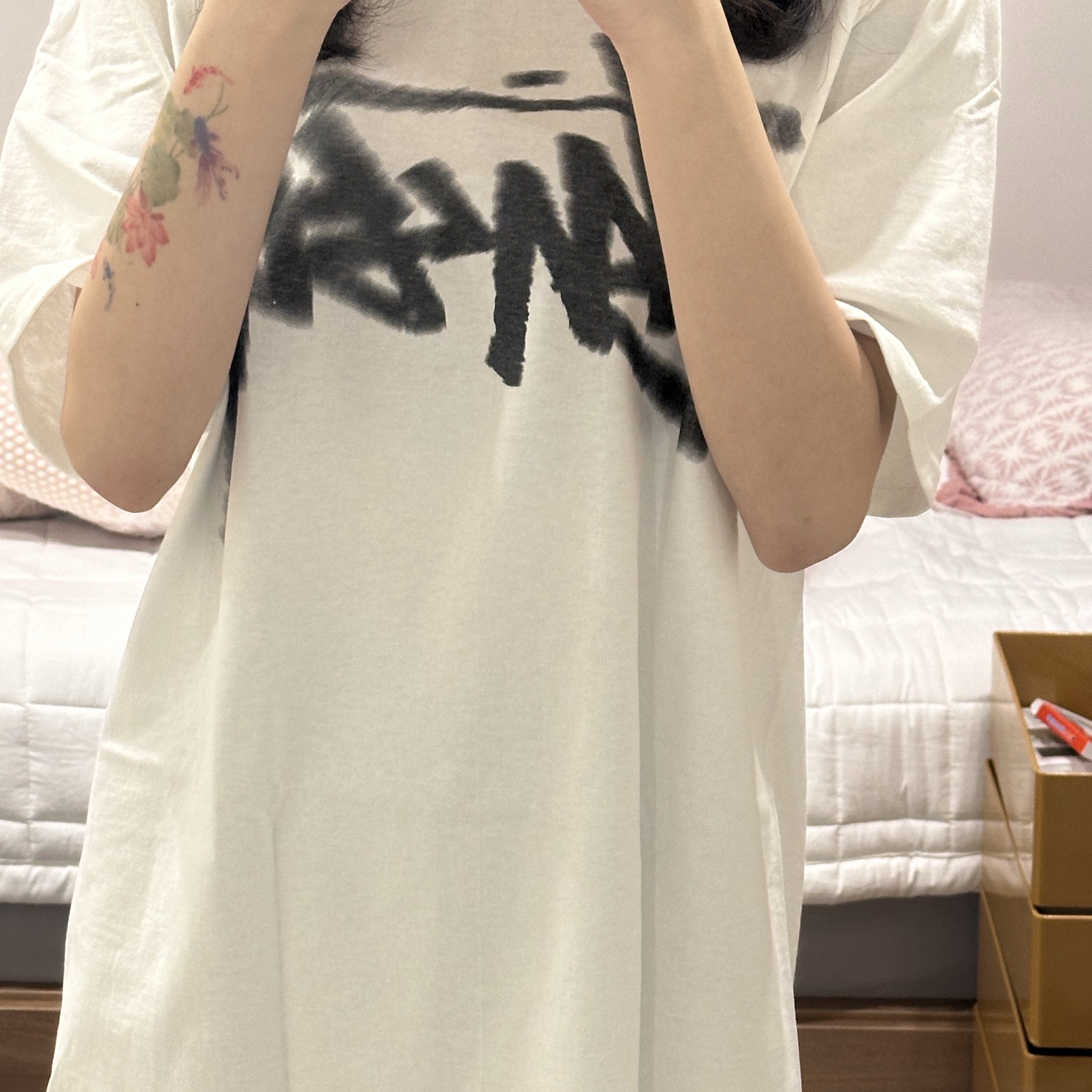 Stussy Dizzy Stock T-Shirt White 착용 스타일