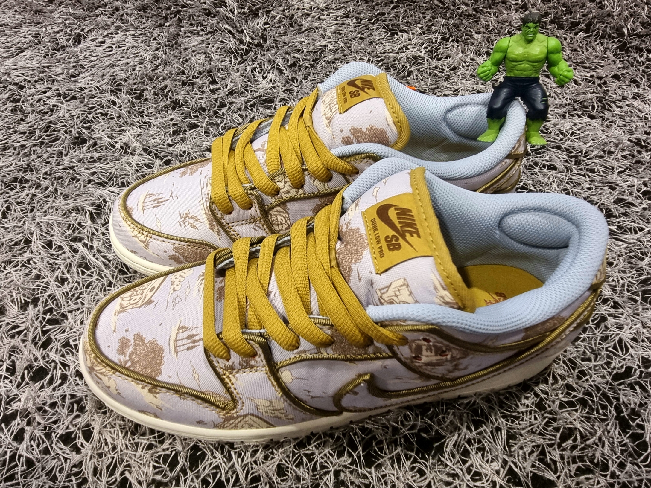 Nike SB Dunk Low Pro Premium Toile 착용 스타일 - 1