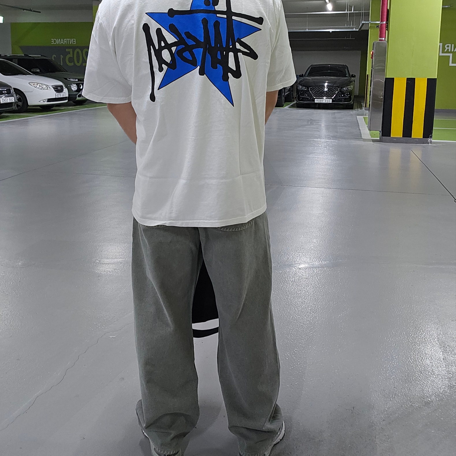 Stussy Star Pigment Dyed T-Shirt Natural, New Balance 993 Made in USA Grey - D Standard 착용 스타일 - 2