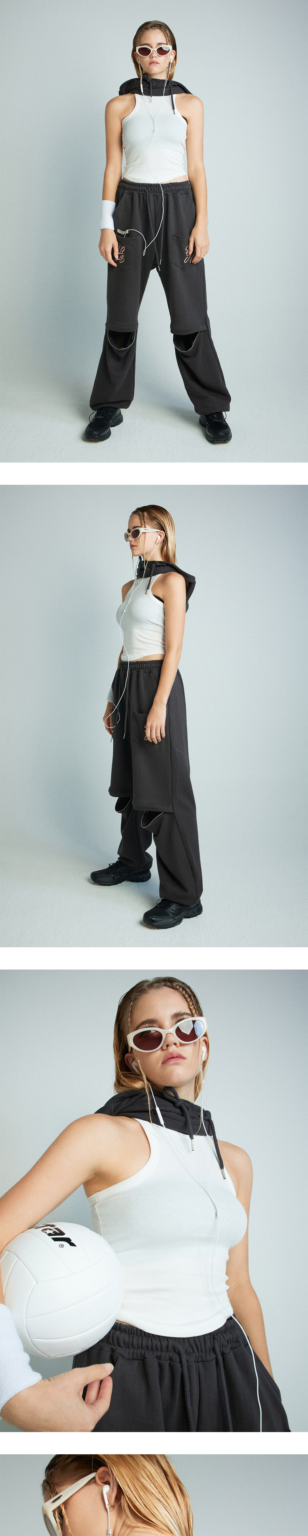 Siweol107 Sensual Halter Sleeveless Ivory 상세 이미지 2