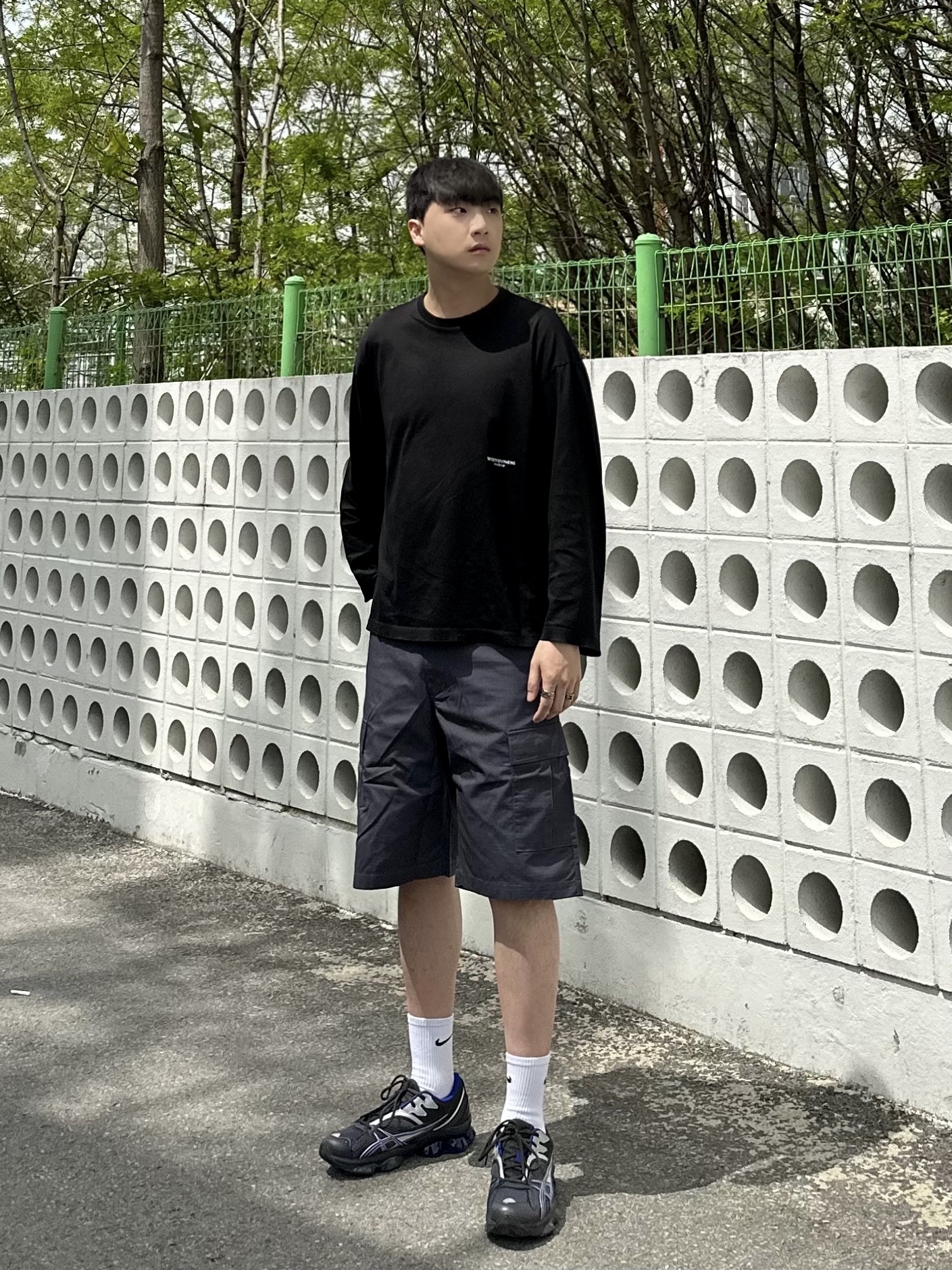 Asics x Kiko Kostadinov Gel-Quantum Zientzia Dark Grey 착용 스타일 - 1