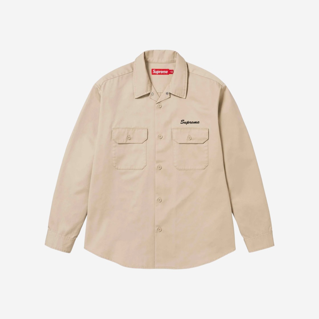 Supreme Our Lady Work Shirt Khaki - 24SS 상세 이미지 2