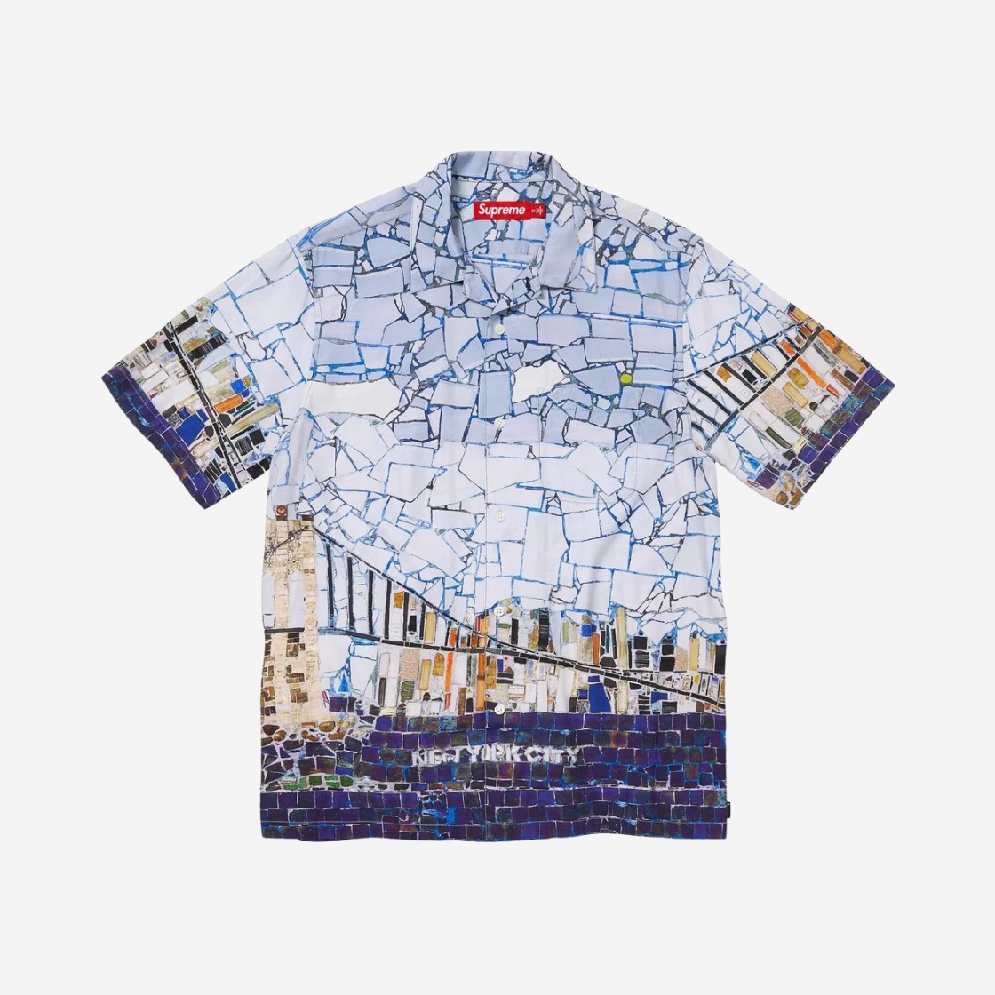 Supreme Mosaic S/S Shirt Multicolor - 24SS 상세 이미지 1