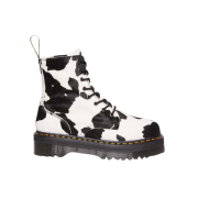 Dr. Martens Jadon Hair On Platform Boots Cow Print