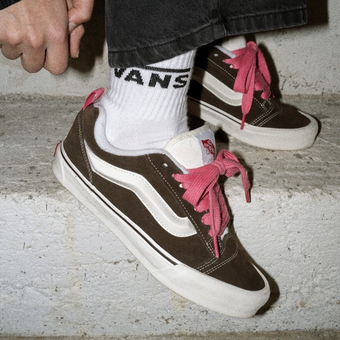 Vans Authentic White, Vans ComfyCush Old Skool Black True white 착용 스타일 - 3