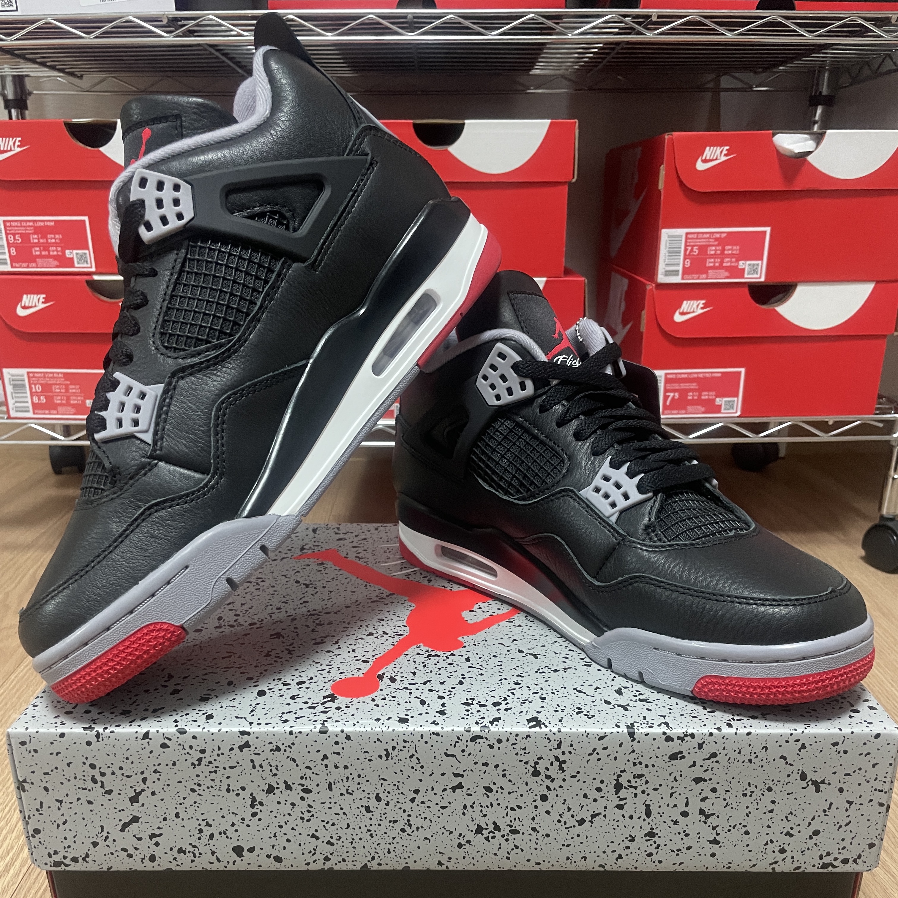 Jordan 4 Retro Bred Reimagined 착용 스타일
