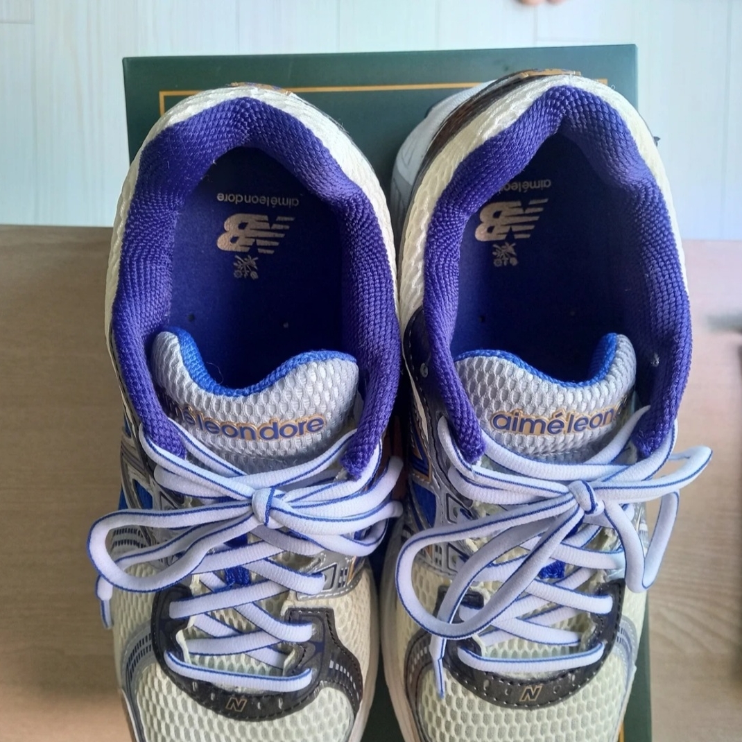 New Balance x Aime Leon Dore 860v2 Blue 착용 스타일 - 4