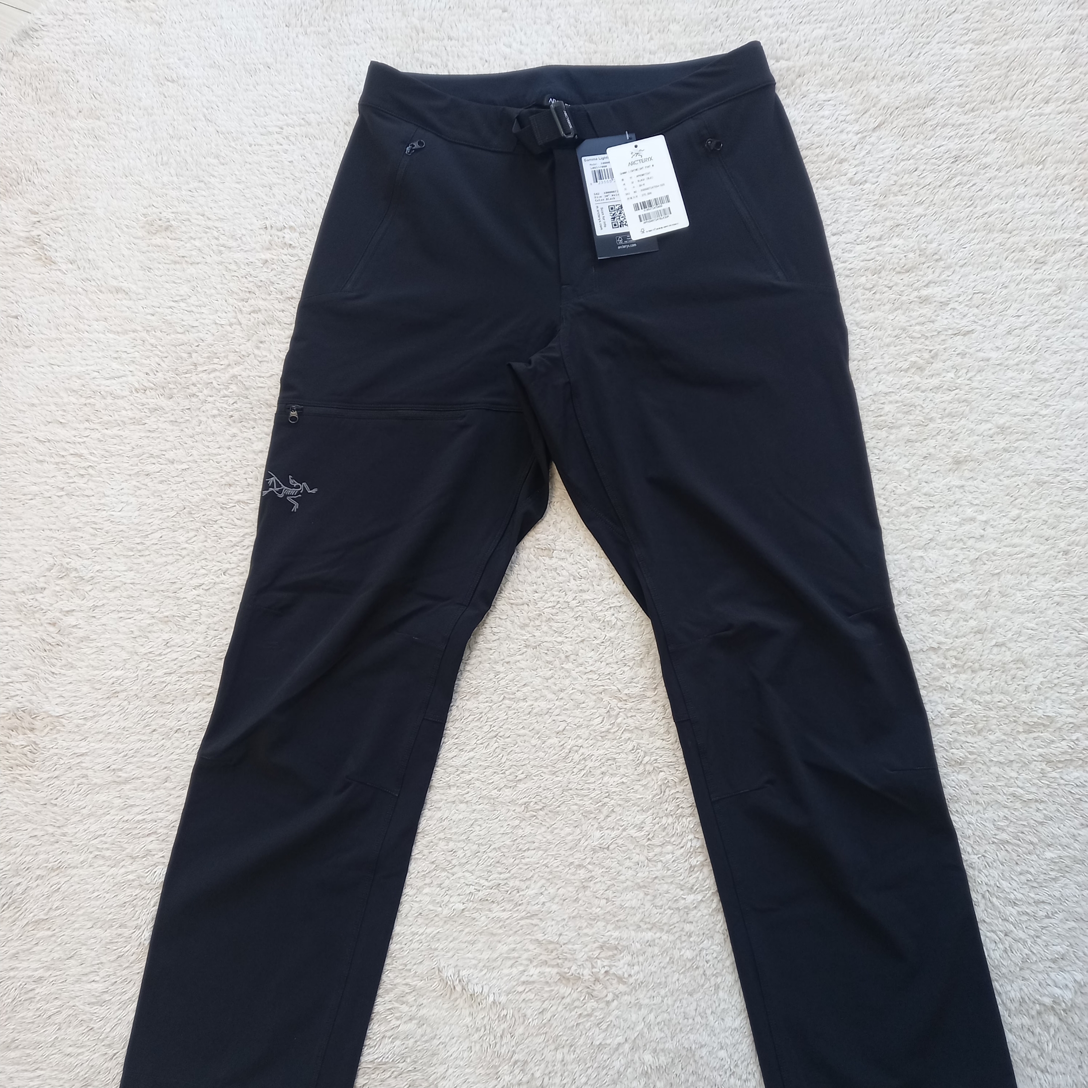 Arc'teryx Gamma Lightweight Pants Black, Arc'teryx Gamma Quick Dry Pants Black 착용 스타일 - 1