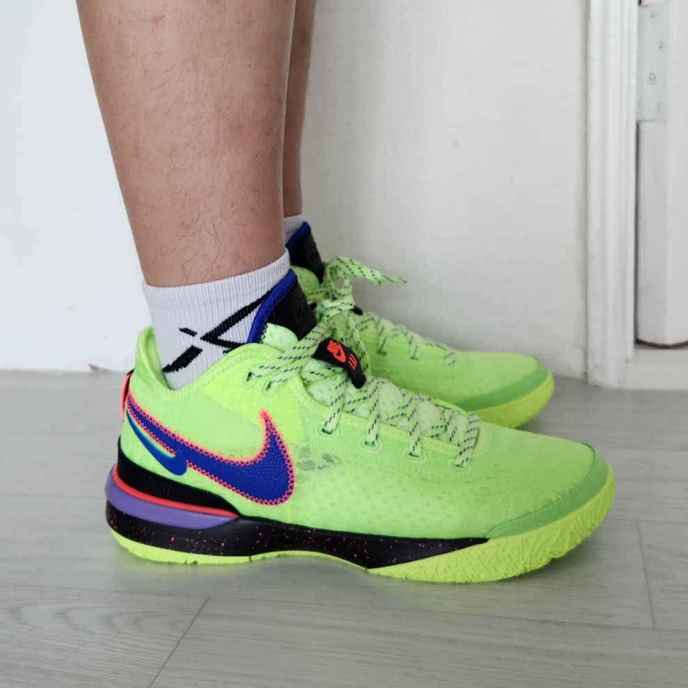 Nike LeBron NXXT Gen EP Ghost Green 착용 스타일 - 1