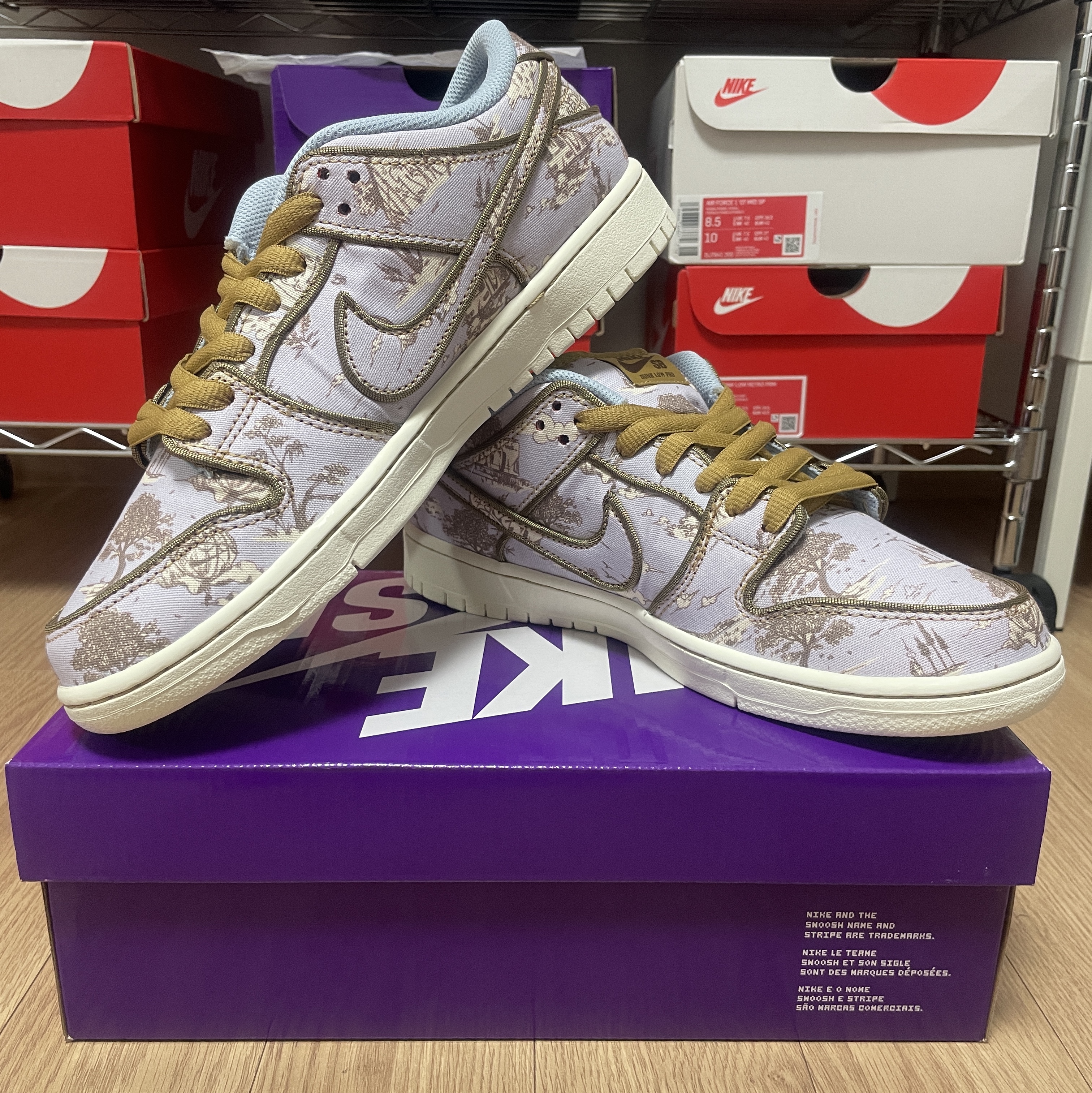 Nike SB Dunk Low Pro Premium Toile 착용 스타일