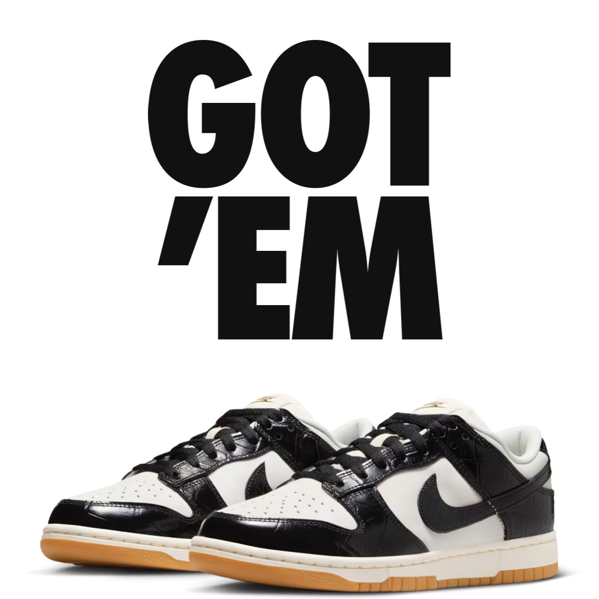 (W) Nike Dunk Low LX Black and Phantom 착용 스타일 - 1