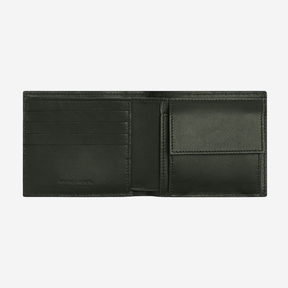 Bottega Veneta Bi-Fold Wallet with Coin Purse Dark Green 상세 이미지 2