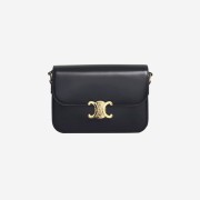 Celine Classique Triomphe Bag in Shiny Calfskin Black