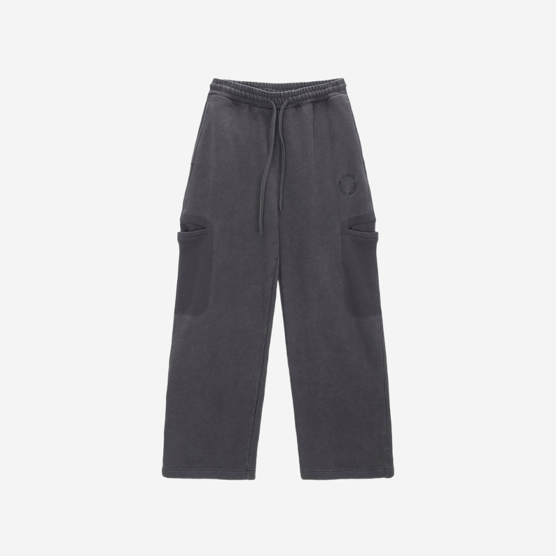 (W) Matin Kim Pigment Dying Sweatpants Charcoal 상세 이미지 1