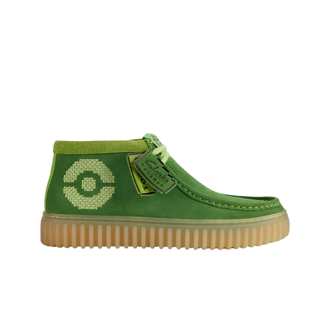 261-77514 Clarks x Pokemon Torhill Explore Green Suede