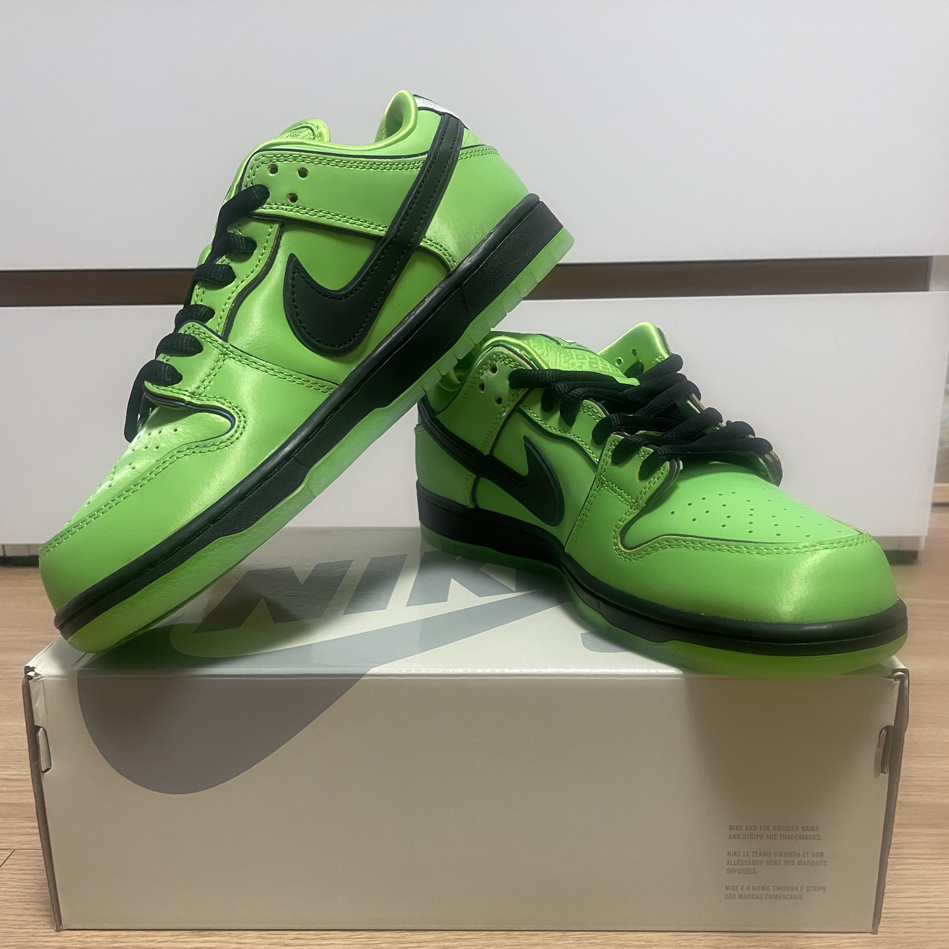 Nike x The Powerpuff Girls SB Dunk Low Pro QS Buttercup 착용 스타일