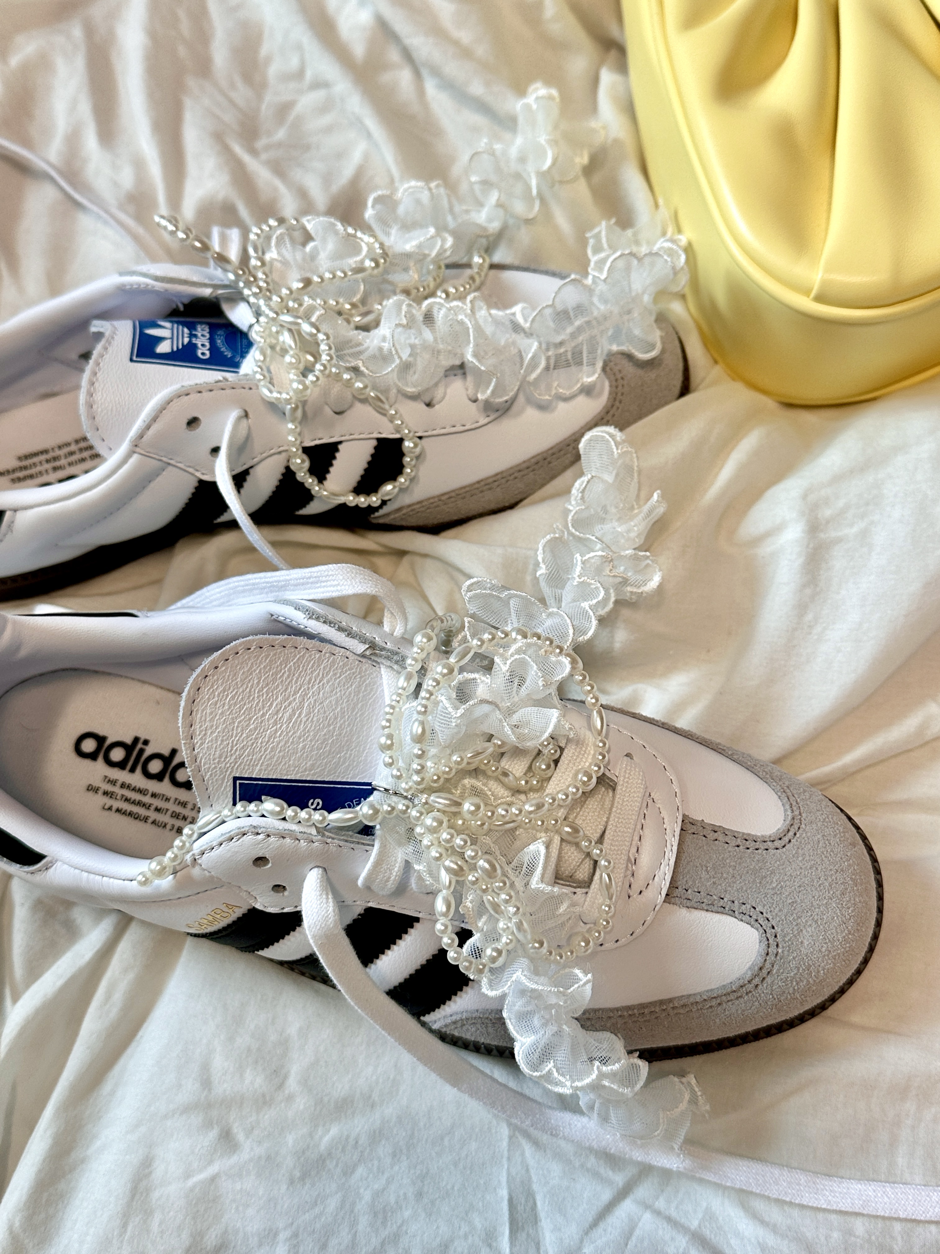 Adidas Samba OG Cloud White 착용 스타일 - 2